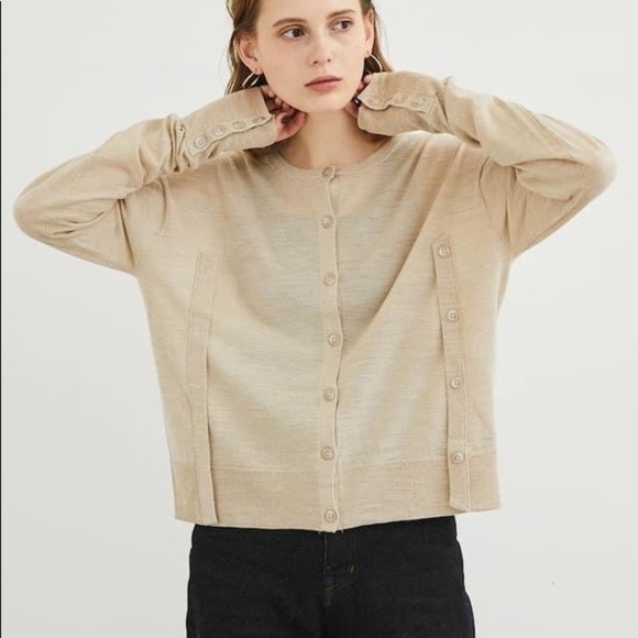 THE AD+ Studious Merino Blend Cardigan - Picture 1 of 16